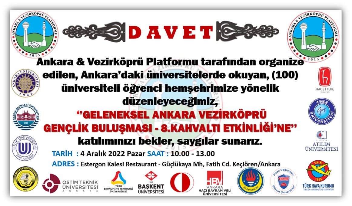 Vezirköprülü öğrencilerimiz ile kahvaltı programı