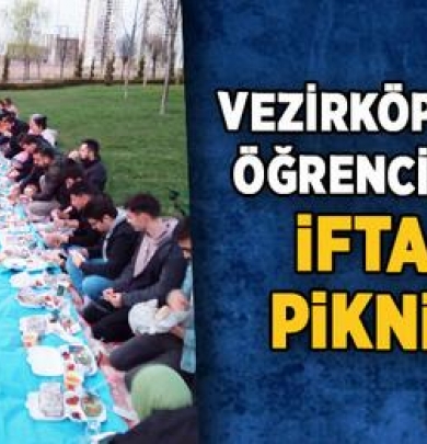 VEZIRKÖPRÜLÜ ÖĞRENCILERE IFTAR PIKNIĞI..